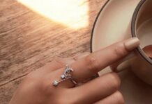 Pierścionek srebrny z ametystem i opalem